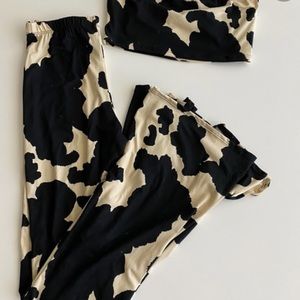Cow Print Set